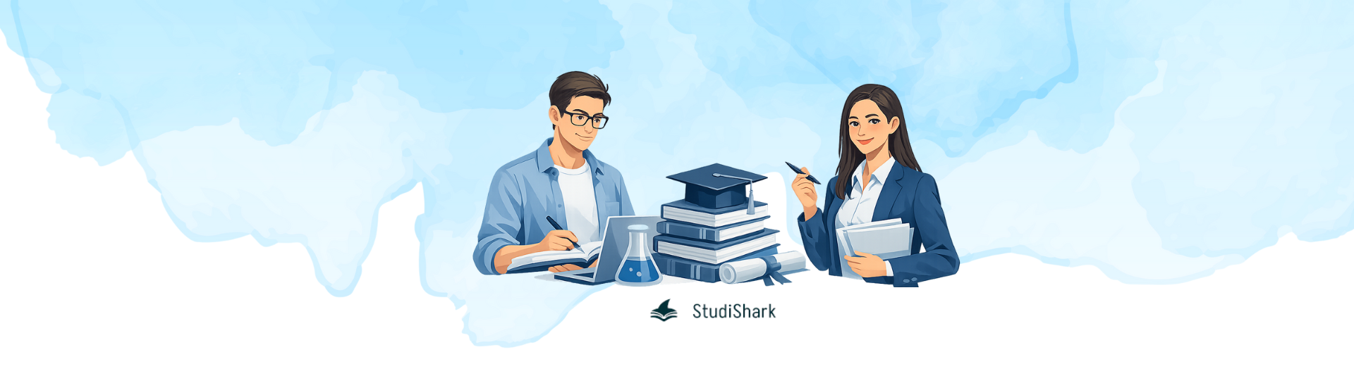 Einleitung Bachelorarbeit: Studierende arbeiten konzentriert an der wissenschaftlichen Einführung ihrer Bachelorarbeit